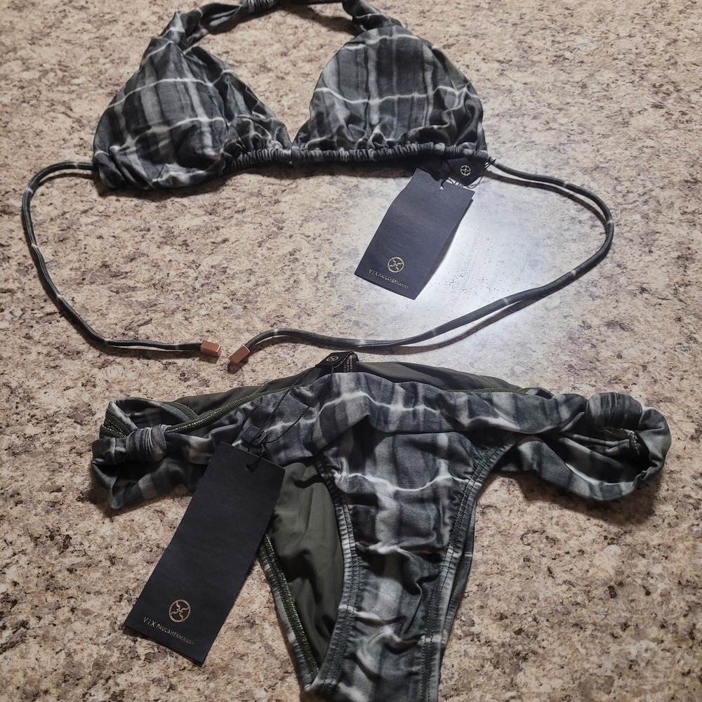 Stylish Gray Bikini Set